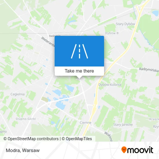 Карта Modra