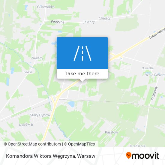 Komandora Wiktora Węgrzyna map