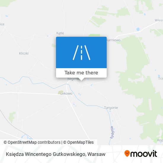 Księdza Wincentego Gutkowskiego map