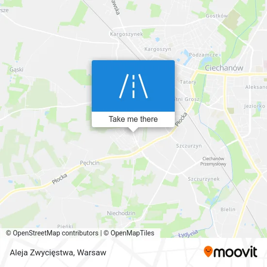 Карта Aleja Zwycięstwa