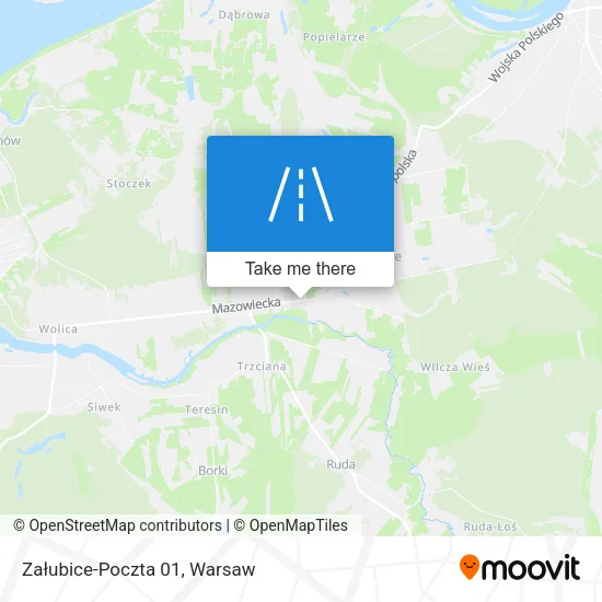 Карта Załubice-Poczta 01