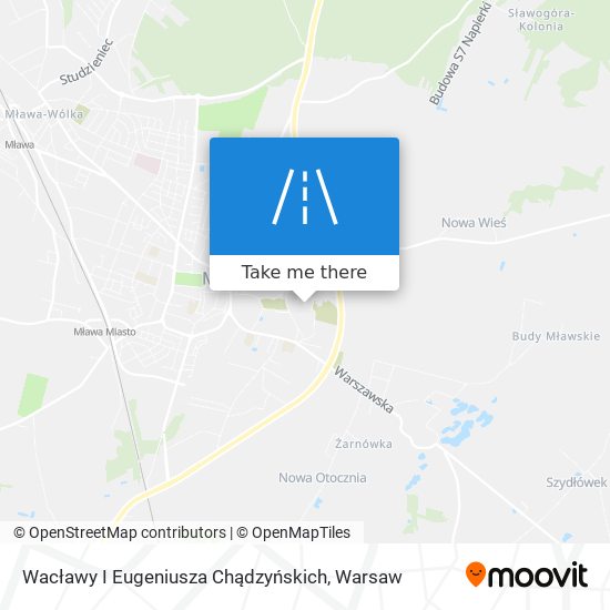 Wacławy I Eugeniusza Chądzyńskich map