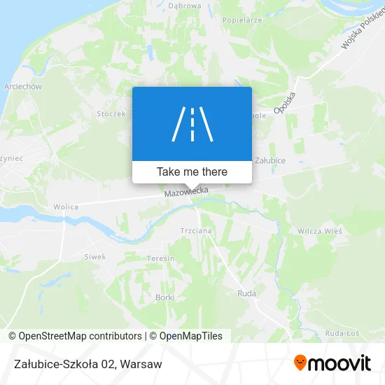 Карта Załubice-Szkoła 02