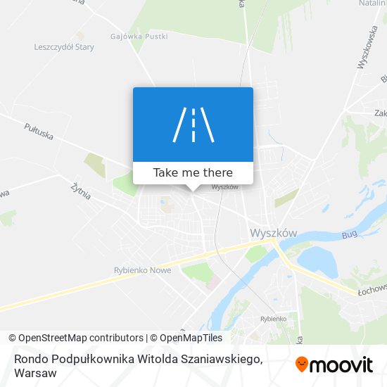 Rondo Podpułkownika Witolda Szaniawskiego map