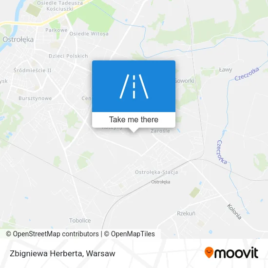 Карта Zbigniewa Herberta