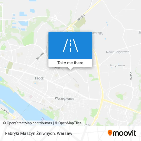 Карта Fabryki Maszyn Żniwnych