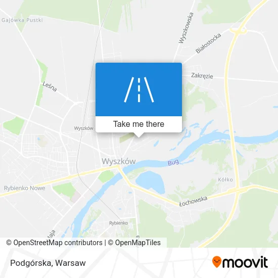 Podgórska map
