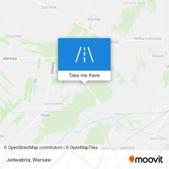 Карта Jedwabna