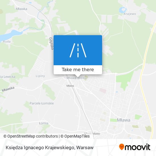 Księdza Ignacego Krajewskiego map