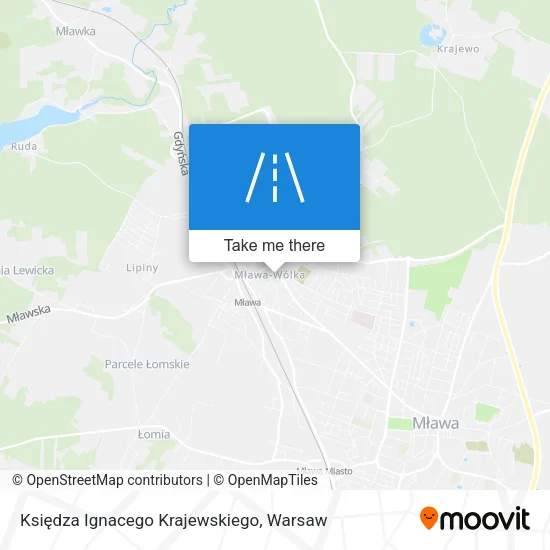 Карта Księdza Ignacego Krajewskiego