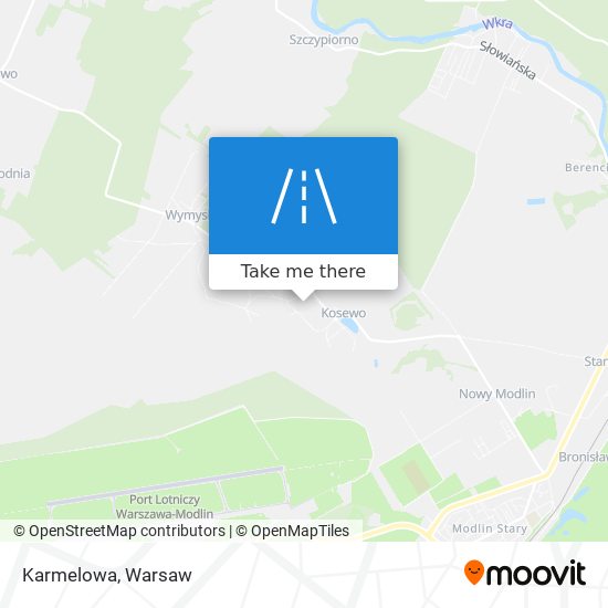 Karmelowa map