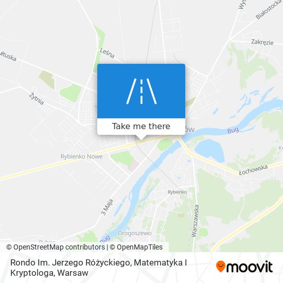 Rondo Im. Jerzego Różyckiego, Matematyka I Kryptologa map