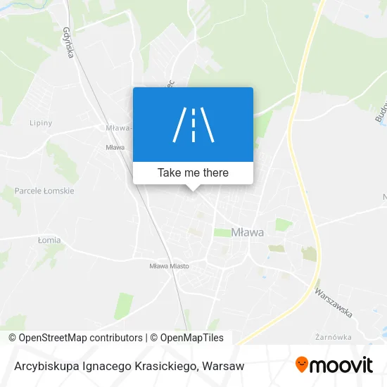 Карта Arcybiskupa Ignacego Krasickiego