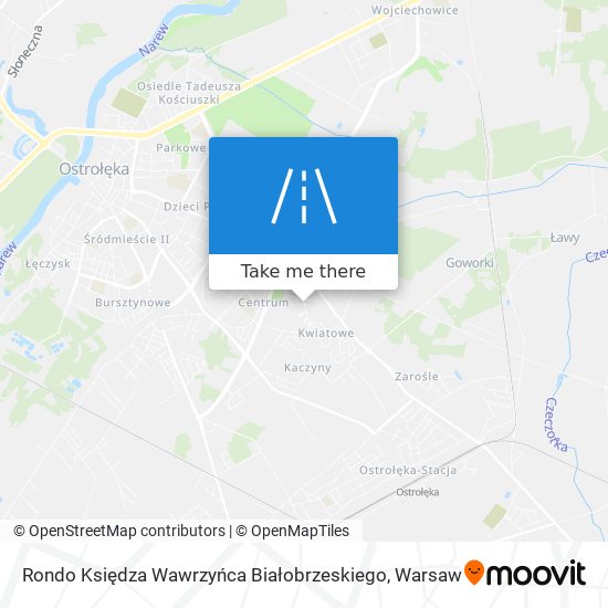 Rondo Księdza Wawrzyńca Białobrzeskiego map