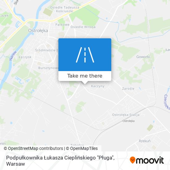 Podpułkownika Łukasza Cieplińskiego "Pługa" map