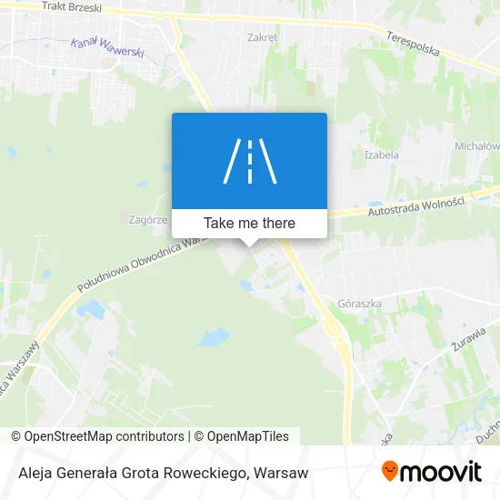 Карта Aleja Generała Grota Roweckiego