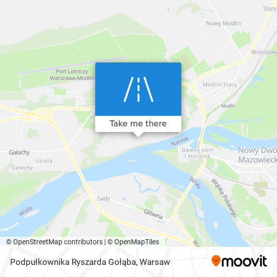 Podpułkownika Ryszarda Gołąba map