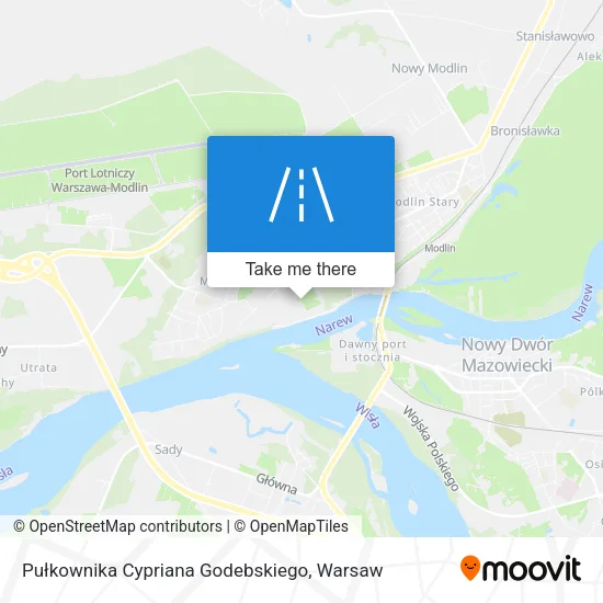 Карта Pułkownika Cypriana Godebskiego