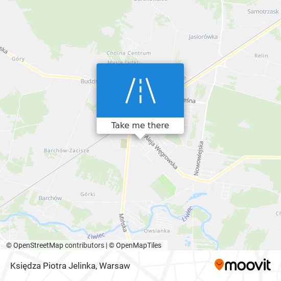 Księdza Piotra Jelinka map