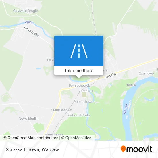 Карта Ścieżka Linowa