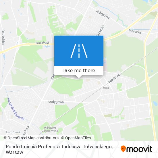 Rondo Imienia Profesora Tadeusza Tołwińskiego map