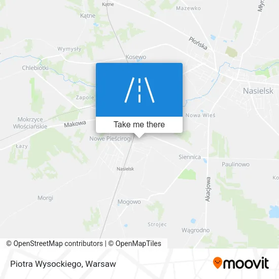 Карта Piotra Wysockiego