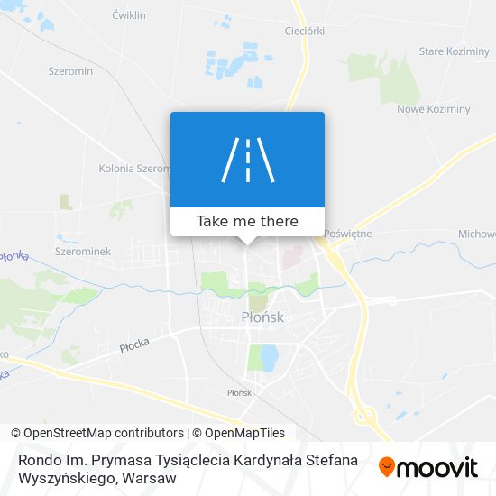 Rondo Im. Prymasa Tysiąclecia Kardynała Stefana Wyszyńskiego map