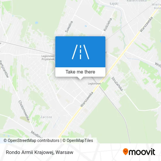 Карта Rondo Armii Krajowej