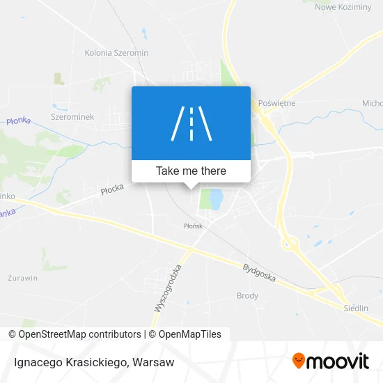 Карта Ignacego Krasickiego