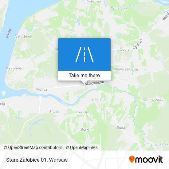 Карта Stare Załubice 01