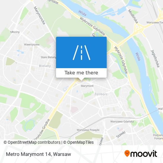 Metro Marymont 14 map