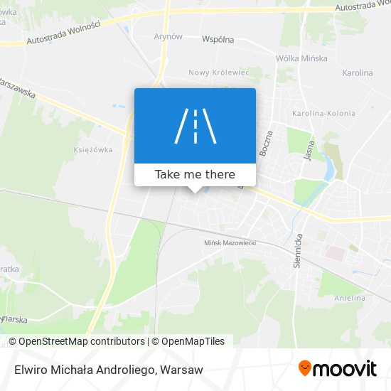 Elwiro Michała Androliego map