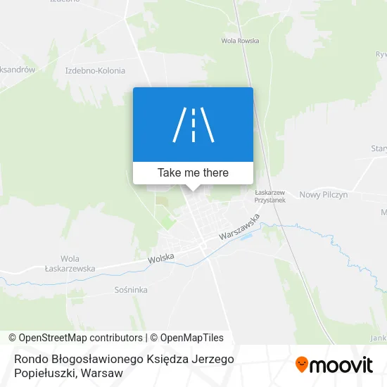 Карта Rondo Błogosławionego Księdza Jerzego Popiełuszki