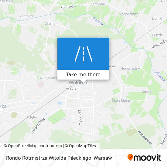 Rondo Rotmistrza Witolda Pileckiego map