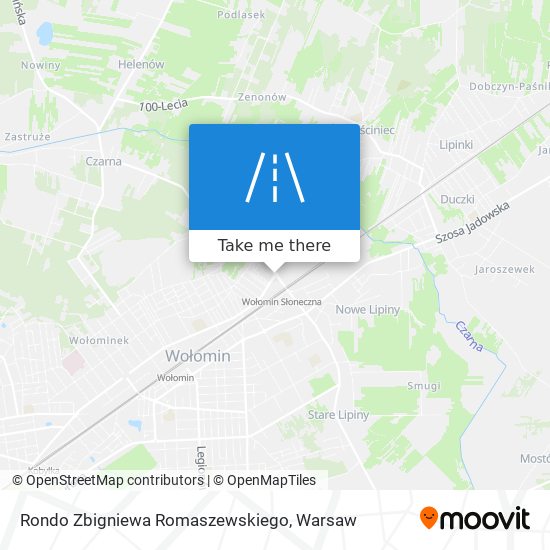 Rondo Zbigniewa Romaszewskiego map