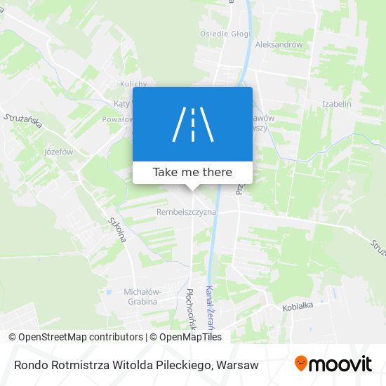 Rondo Rotmistrza Witolda Pileckiego map