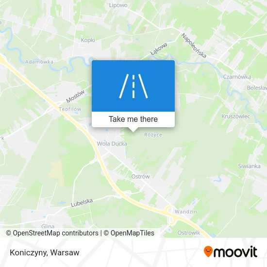Карта Koniczyny