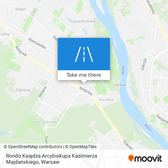 Rondo Księdza Arcybiskupa Kazimierza Majdańskiego map