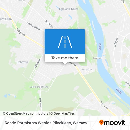 Rondo Rotmistrza Witolda Pileckiego map