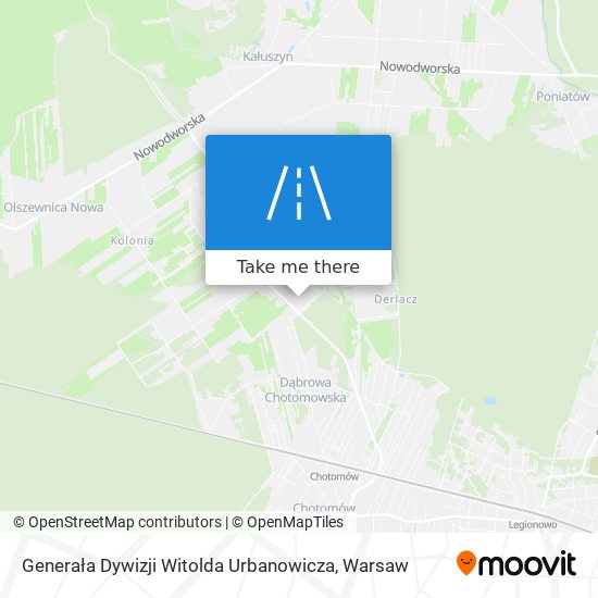 Generała Dywizji Witolda Urbanowicza map