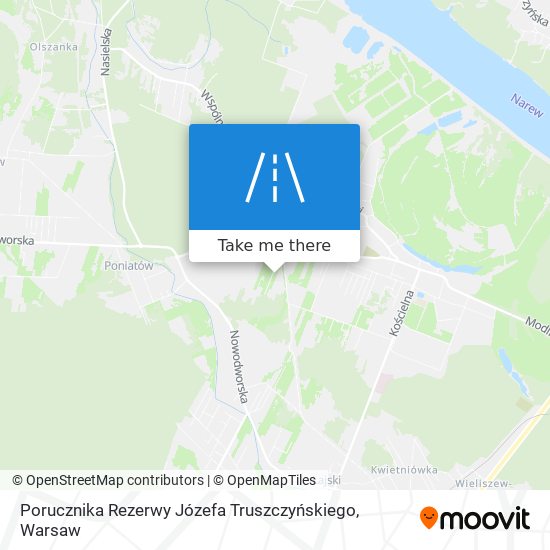 Porucznika Rezerwy Józefa Truszczyńskiego map