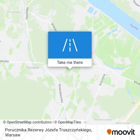 Карта Porucznika Rezerwy Józefa Truszczyńskiego