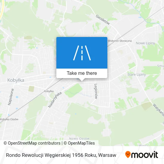 Карта Rondo Rewolucji Węgierskiej 1956 Roku