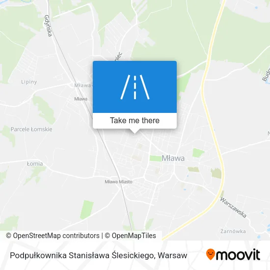 Карта Podpułkownika Stanisława Ślesickiego