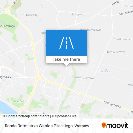 Rondo Rotmistrza Witolda Pileckiego map