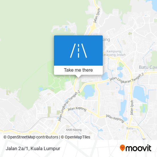 Jalan 2a/1 map