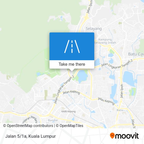 Jalan 5/1a map