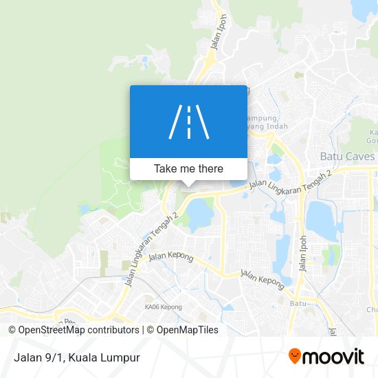 Jalan 9/1 map