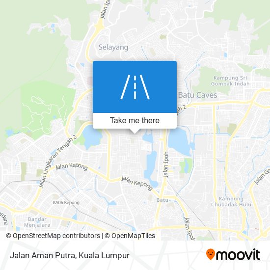 Jalan Aman Putra map