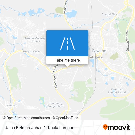 Jalan Belmas Johan 1 map